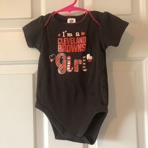 3/$15 NFL (infant) Cleveland browns onesie